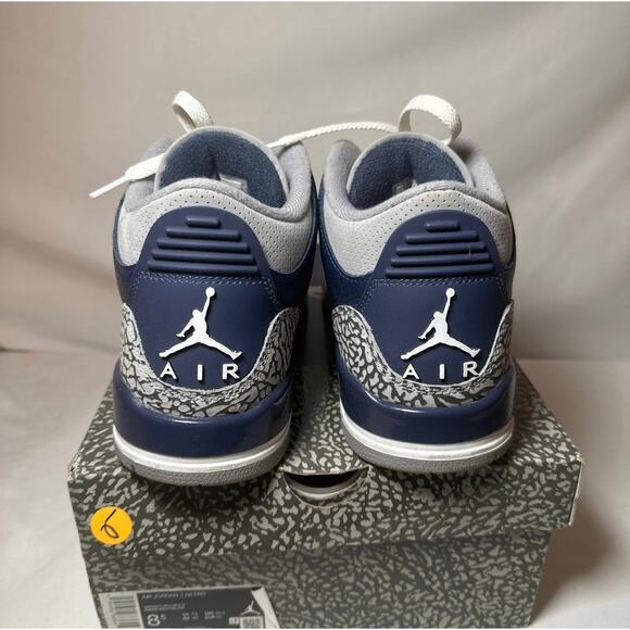 Size 8.5 - Nike Air Jordan 3 Retro Georgetown Men\'s Shoes Ships Now main image 7